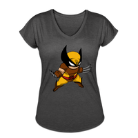 Character #30 Women's Tri-Blend V-Neck T-Shirt - deep heather