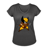 Character #30 Women's Tri-Blend V-Neck T-Shirt - deep heather