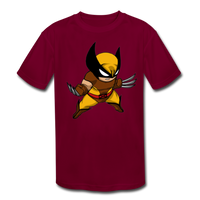 Character #30 Kids' Moisture Wicking Performance T-Shirt - burgundy