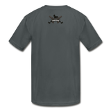 Character #30 Kids' Moisture Wicking Performance T-Shirt - charcoal