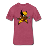 Character #30 Fitted Cotton/Poly T-Shirt by Next Level - heather burgundy