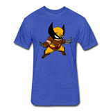 Character #30 Fitted Cotton/Poly T-Shirt by Next Level - heather royal