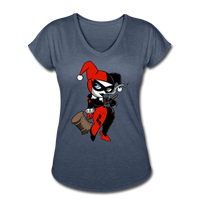 Character #29 Women's Tri-Blend V-Neck T-Shirt - navy heather