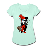 Character #29 Women's Tri-Blend V-Neck T-Shirt - mint