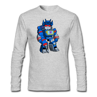 Character #31 Men's Long Sleeve T-Shirt by Next Level - heather gray