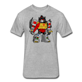 Character #33 Fitted Cotton/Poly T-Shirt by Next Level - heather gray