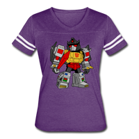 Character #33 Women’s Vintage Sport T-Shirt - vintage purple/white