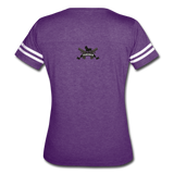 Character #33 Women’s Vintage Sport T-Shirt - vintage purple/white