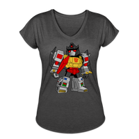 Character #33 Women's Tri-Blend V-Neck T-Shirt - deep heather