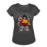 Character #33 Women's Tri-Blend V-Neck T-Shirt - deep heather