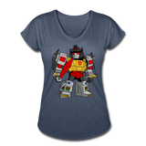 Character #33 Women's Tri-Blend V-Neck T-Shirt - navy heather