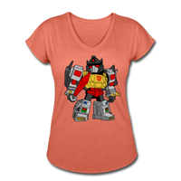 Character #33 Women's Tri-Blend V-Neck T-Shirt - heather bronze