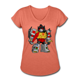 Character #33 Women's Tri-Blend V-Neck T-Shirt - heather bronze