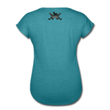 Character #34 Women's Tri-Blend V-Neck T-Shirt - heather turquoise