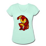 Character #34 Women's Tri-Blend V-Neck T-Shirt - mint