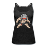 Character #36 Women’s Premium Tank Top - charcoal gray