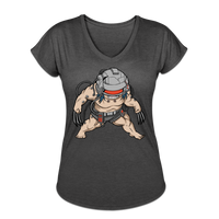 Character #36 Women's Tri-Blend V-Neck T-Shirt - deep heather