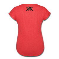 Character #36 Women's Tri-Blend V-Neck T-Shirt - heather red