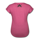 Character #36 Women's Tri-Blend V-Neck T-Shirt - heather raspberry