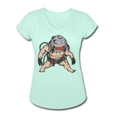 Character #36 Women's Tri-Blend V-Neck T-Shirt - mint