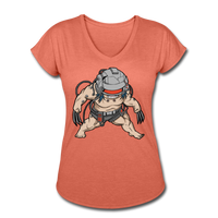 Character #36 Women's Tri-Blend V-Neck T-Shirt - heather bronze