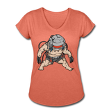 Character #36 Women's Tri-Blend V-Neck T-Shirt - heather bronze