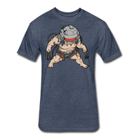 Character #36 Fitted Cotton/Poly T-Shirt by Next Level - heather navy