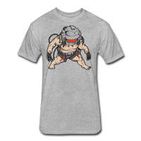 Character #36 Fitted Cotton/Poly T-Shirt by Next Level - heather gray