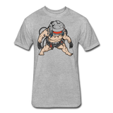 Character #36 Fitted Cotton/Poly T-Shirt by Next Level - heather gray