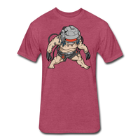 Character #36 Fitted Cotton/Poly T-Shirt by Next Level - heather burgundy