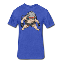 Character #36 Fitted Cotton/Poly T-Shirt by Next Level - heather royal