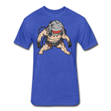 Character #36 Fitted Cotton/Poly T-Shirt by Next Level - heather royal