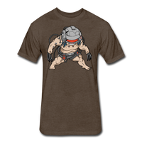 Character #36 Fitted Cotton/Poly T-Shirt by Next Level - heather espresso