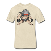 Character #36 Fitted Cotton/Poly T-Shirt by Next Level - heather cream