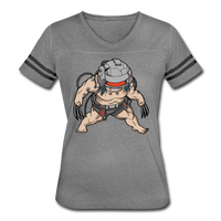 Character #36 Women’s Vintage Sport T-Shirt - heather gray/charcoal