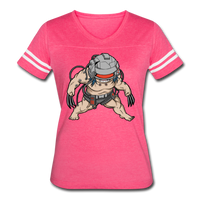 Character #36 Women’s Vintage Sport T-Shirt - vintage pink/white