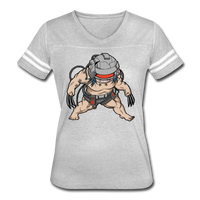 Character #36 Women’s Vintage Sport T-Shirt - heather gray/white