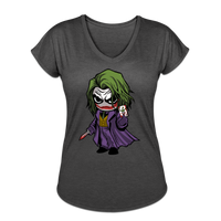 Character #37 Women's Tri-Blend V-Neck T-Shirt - deep heather