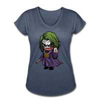 Character #37 Women's Tri-Blend V-Neck T-Shirt - navy heather