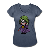 Character #37 Women's Tri-Blend V-Neck T-Shirt - navy heather