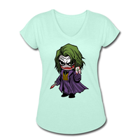 Character #37 Women's Tri-Blend V-Neck T-Shirt - mint