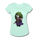 Character #37 Women's Tri-Blend V-Neck T-Shirt - mint