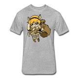 Character #39 Fitted Cotton/Poly T-Shirt by Next Level - heather gray