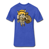 Character #39 Fitted Cotton/Poly T-Shirt by Next Level - heather royal