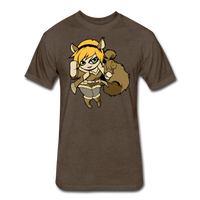 Character #39 Fitted Cotton/Poly T-Shirt by Next Level - heather espresso