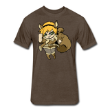 Character #39 Fitted Cotton/Poly T-Shirt by Next Level - heather espresso