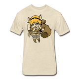 Character #39 Fitted Cotton/Poly T-Shirt by Next Level - heather cream