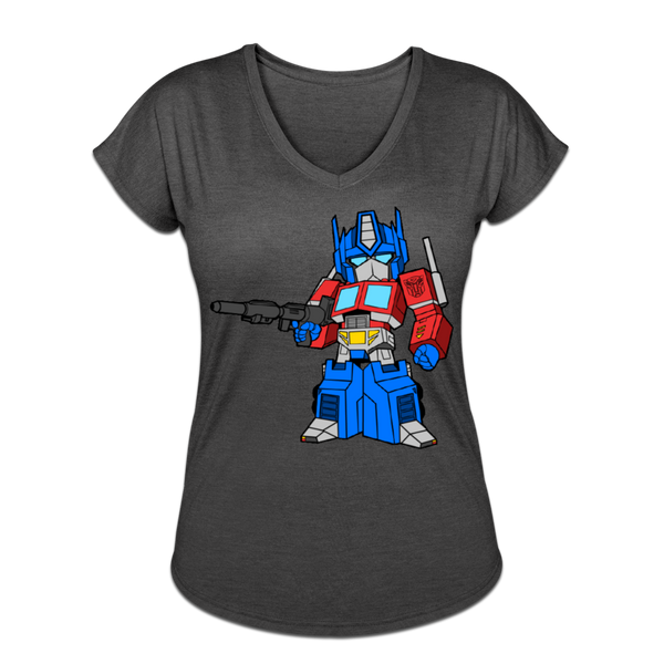 Character #40 Women's Tri-Blend V-Neck T-Shirt - deep heather