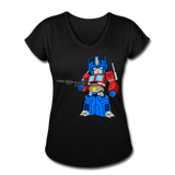 Character #40 Women's Tri-Blend V-Neck T-Shirt - black