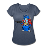 Character #40 Women's Tri-Blend V-Neck T-Shirt - navy heather